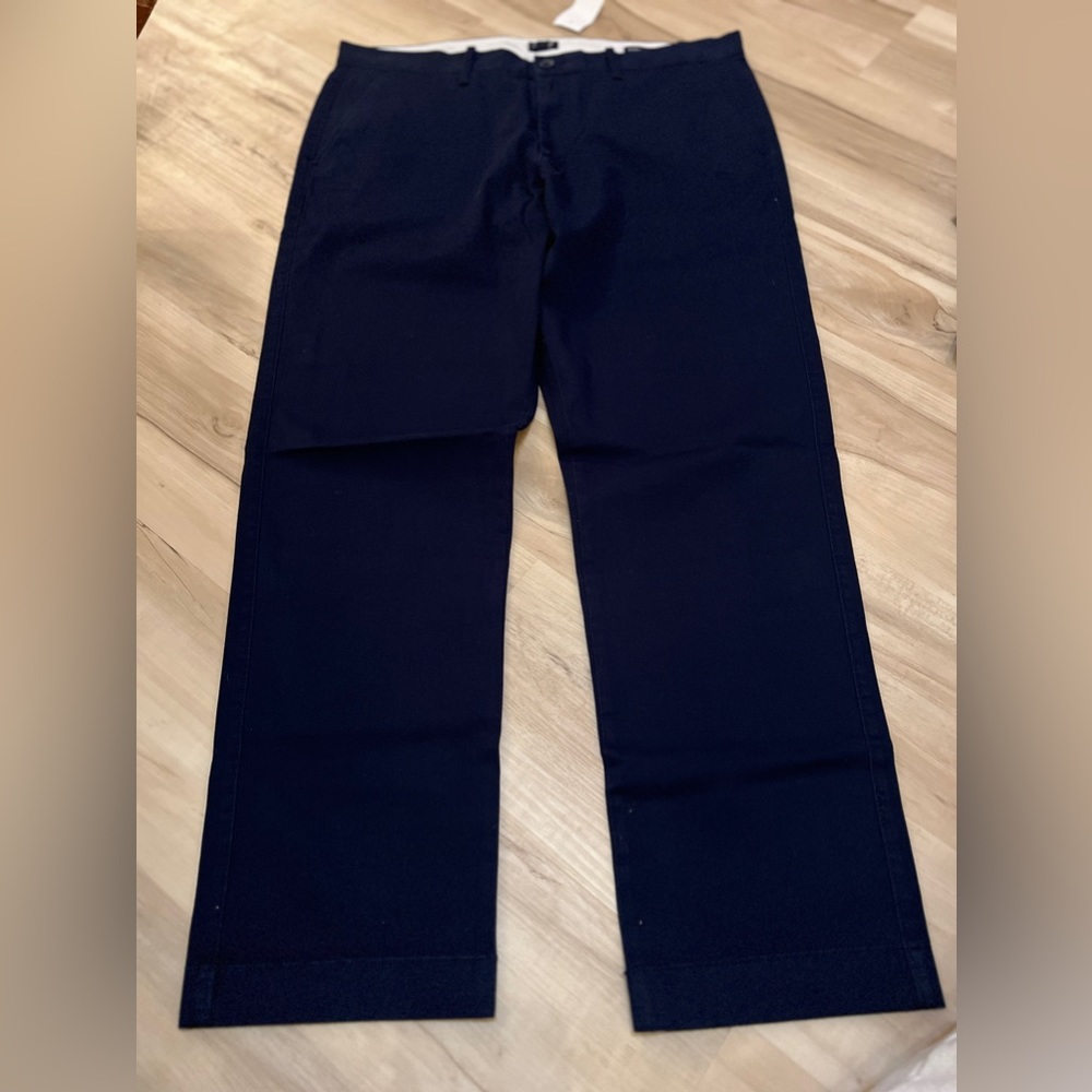 J Crew navy straight pants size 36x30